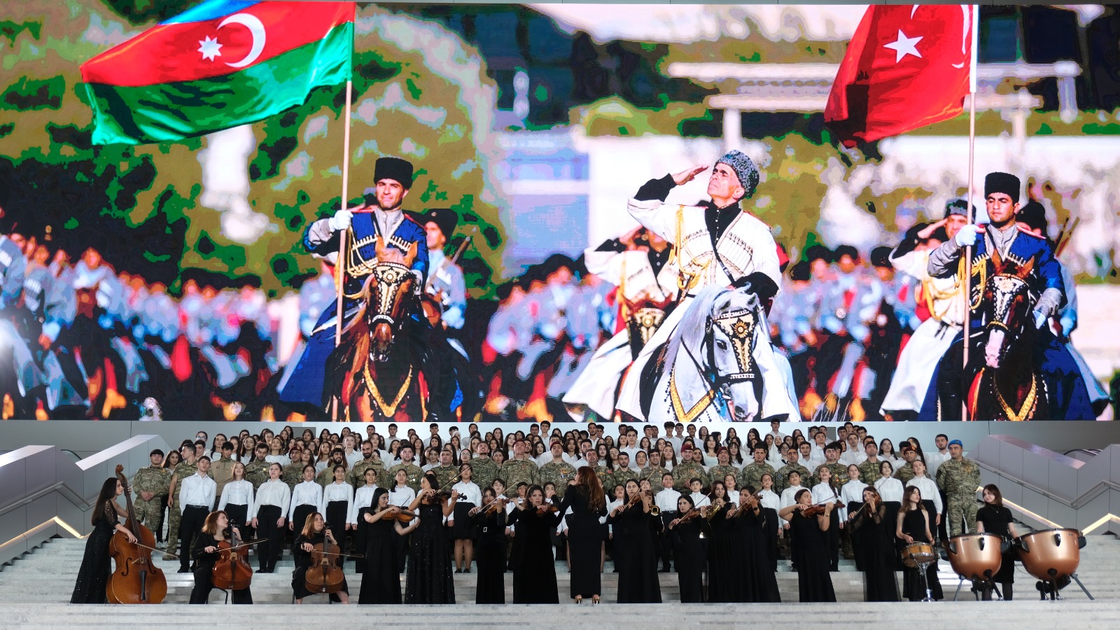 Azərbaycan gəncləri “Türkiye 100” adlı marş təqdim etdi - VİDEO