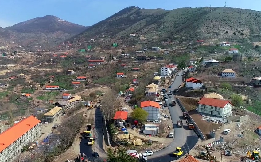 "Laçın şəhərinin təbii qaz təchizatına başlanılıb"