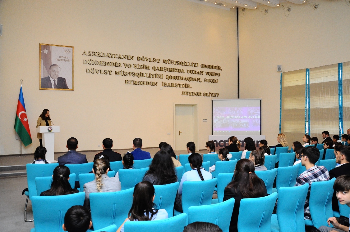 Naftalanda “Uşaq hüquqları aylığı” çərçivəsində tədbir keçirilib