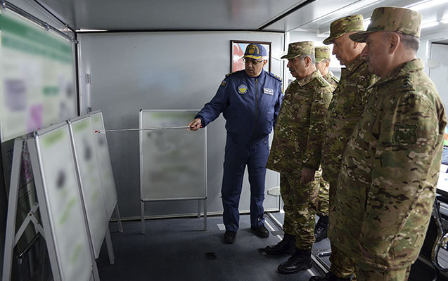 Zakir Həsənov HHM bölmələrinin döyüş hazırlığını yoxladı - FOTO+VİDEO