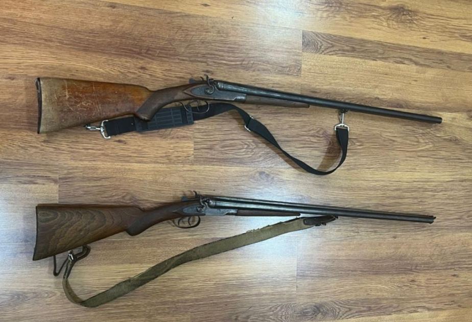 Xaçmazda bu gün 2 ədəd sənədsiz silah polisə təhvil verildi