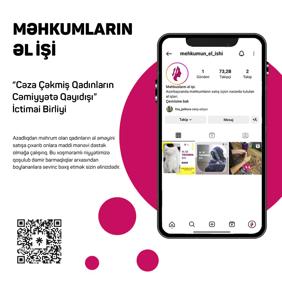 Məhkumun əl işi gəlir gətirir