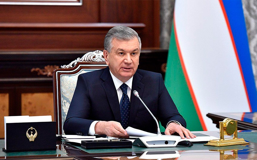 Özbəkistan Prezidenti Şavkat Mirziyoyev Azərbaycana işgüzar səfərə gəlib