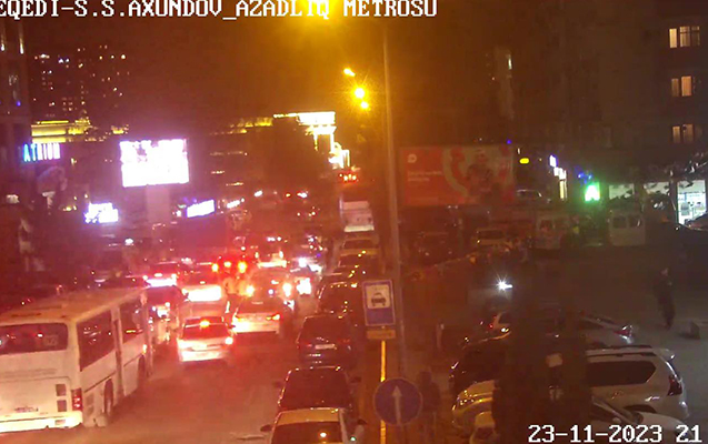 Yanğına görə bu küçədə məhdudiyyətlər tətbiq edildi