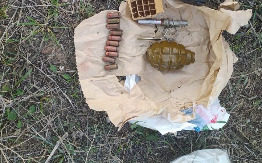 Şüvəlanda əl qumbarası və mərmilər aşkarlanıb
