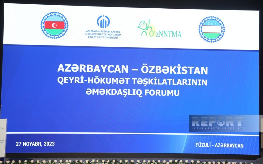 Füzulidə Azərbaycan-Özbəkistan QHT Forumu keçirilir