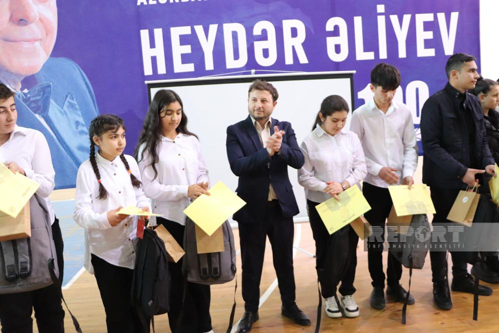 Gürcüstanda "Heydər Əliyev 100" adlı bilik yarışması keçirildi - FOTO