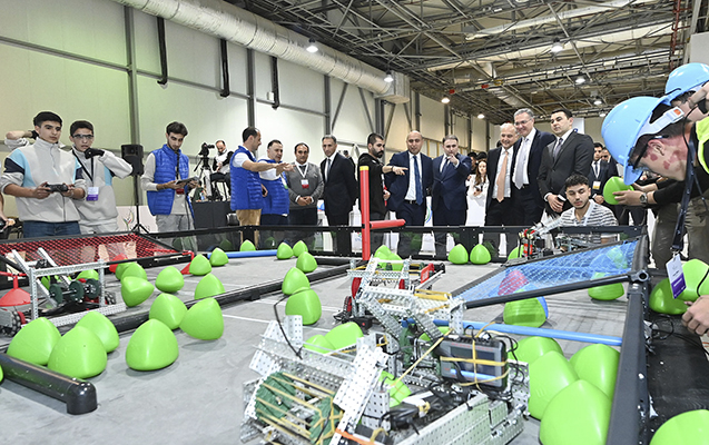 Prezident köməkçiləri və nazirlər “SAF 2023”də - Fotolar