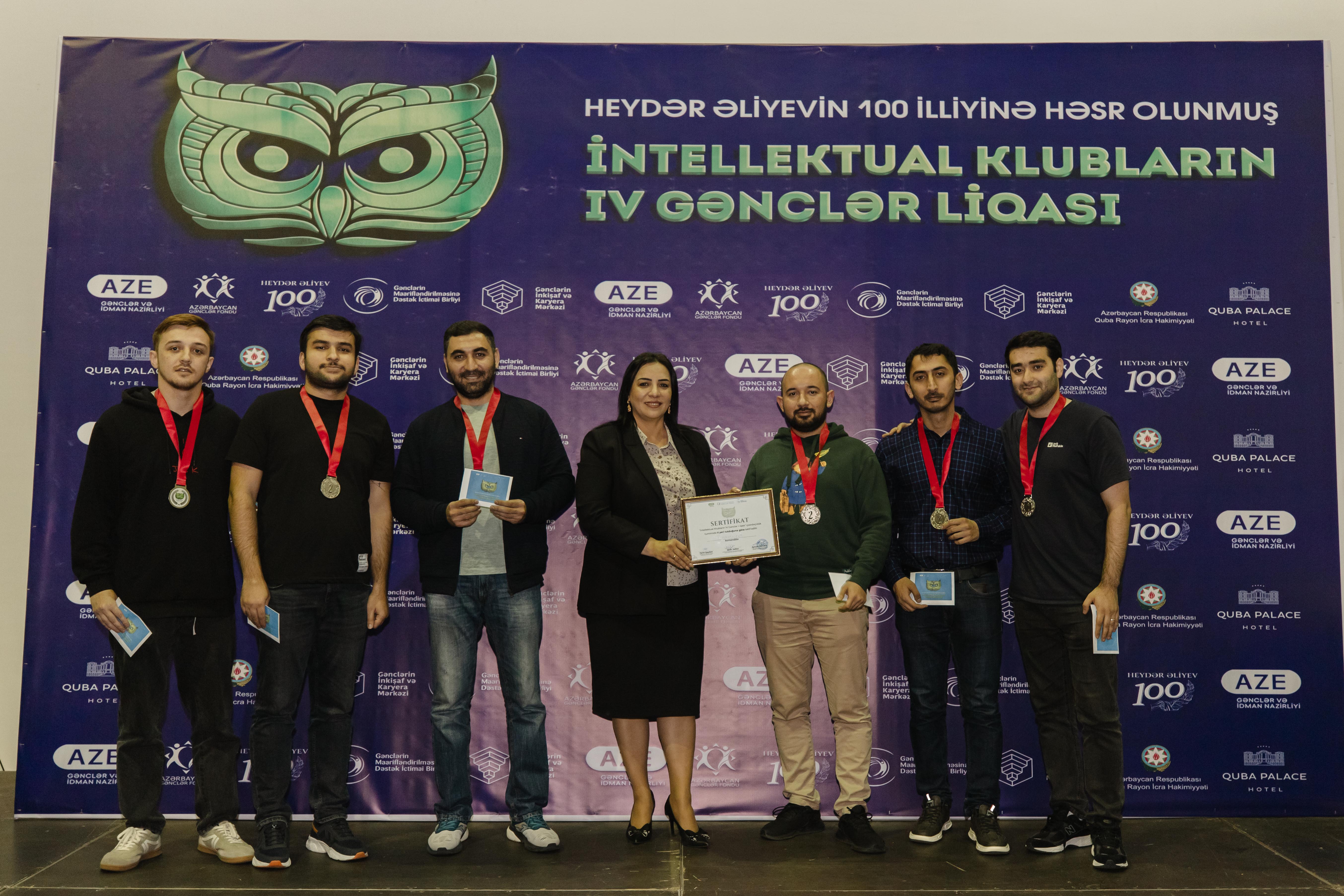 “İntellektual Klubların IV Gənclər Liqası”nın qalibləri məlum oldu - FOTOLAR