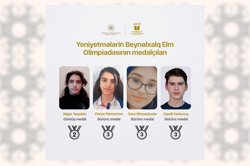 Yeniyetmələrin 20-ci Beynəlxalq Elm Olimpiadasında qazanılan uğur