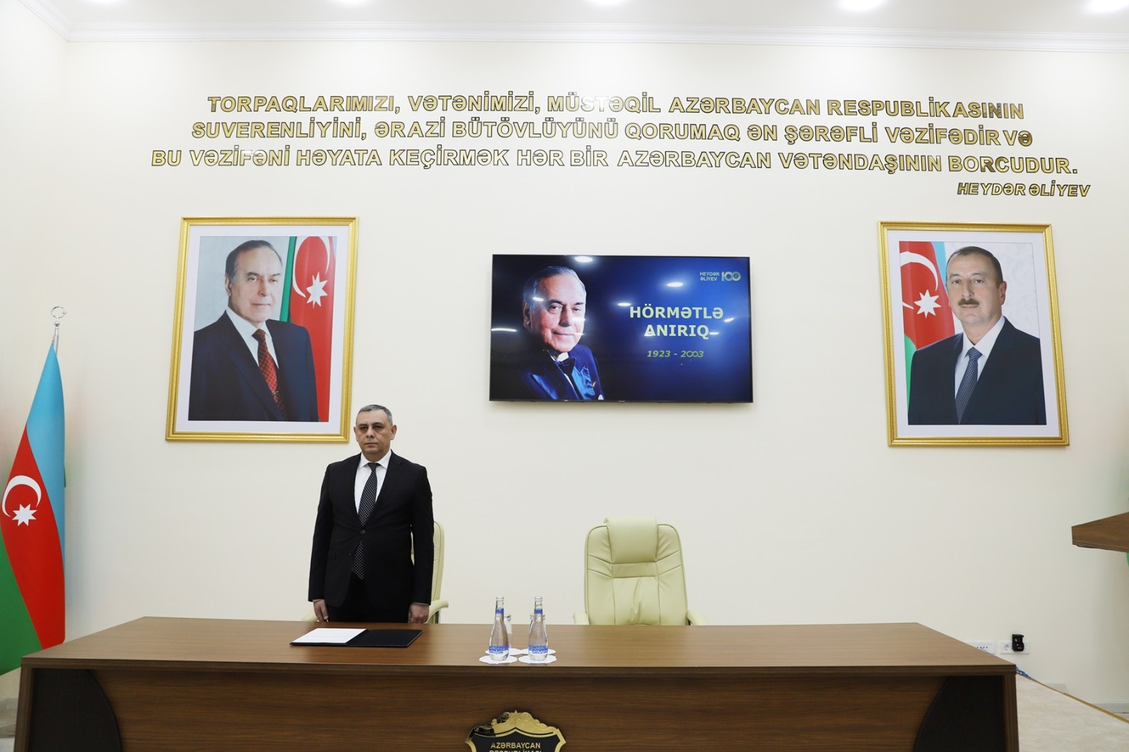 Dövlət Xidmətində Ümummilli Liderə həsr olunan tədbir keçirildi - FOTOLAR