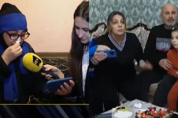Hüseyn Axundovla Aqşin Bəbirovun analarının sevinci - VİDEO