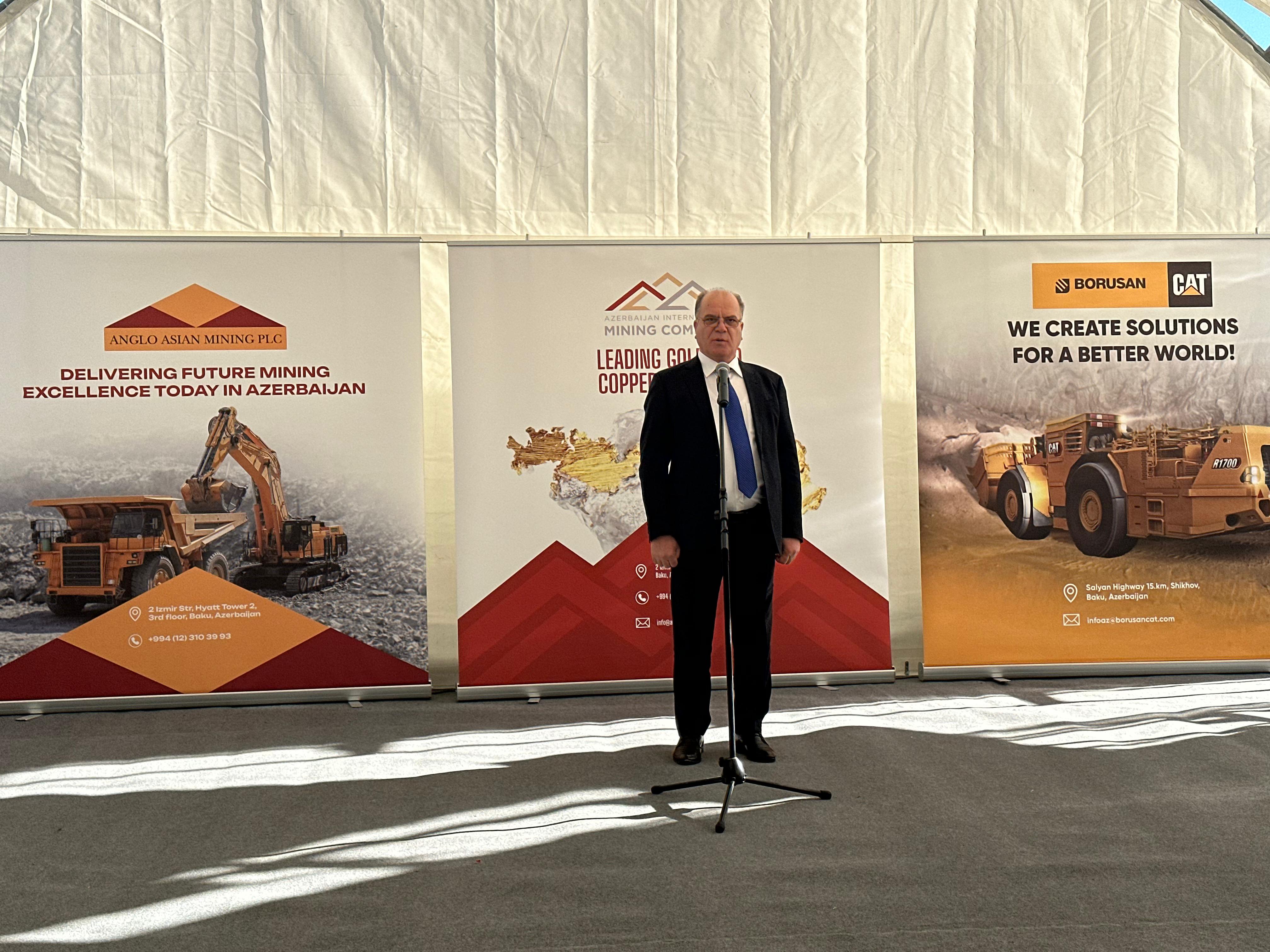 AIMC şirkəti Azərbaycanda ilk dəfə “Catepillar”a məxsus yeni mədən texnikalarını təqdim etdi - FOTOLAR