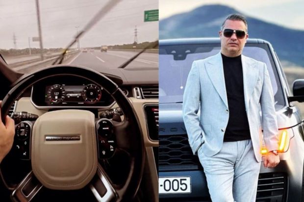Rüfət Axundov "Range Rover"i ilə 90-lıq yolu 127 ilə getdi - DYP-dən açıqlama - VİDEO