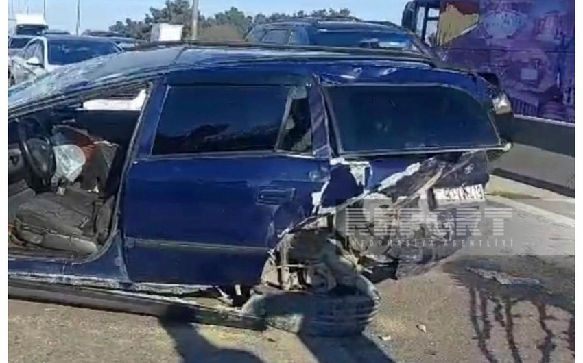Bakı-Sumqayıt yolunda ağır qəza - 8 nəfər xəsarət alıb