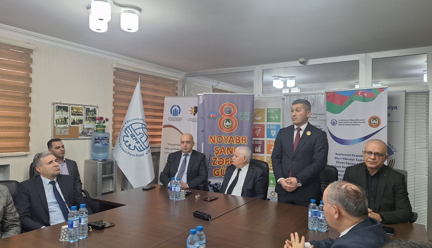 Heydər Əliyevə həsr olunan "100 il və dəyişən tarix" adlı tədbir keçirilib - Fotolar