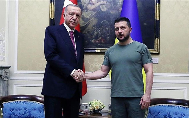 Ərdoğan Zelenski ilə müzakirələr apardı