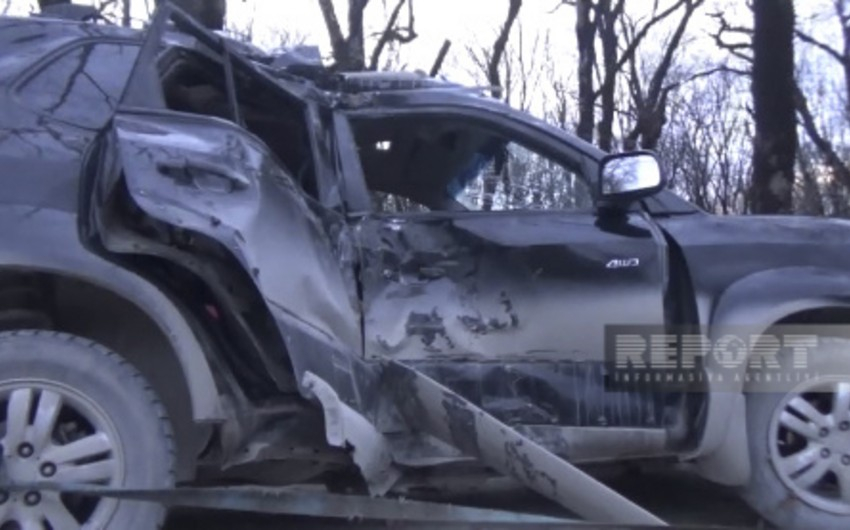 İsmayıllıda qəza: Bir ailənin 3 üzvü yaralandı