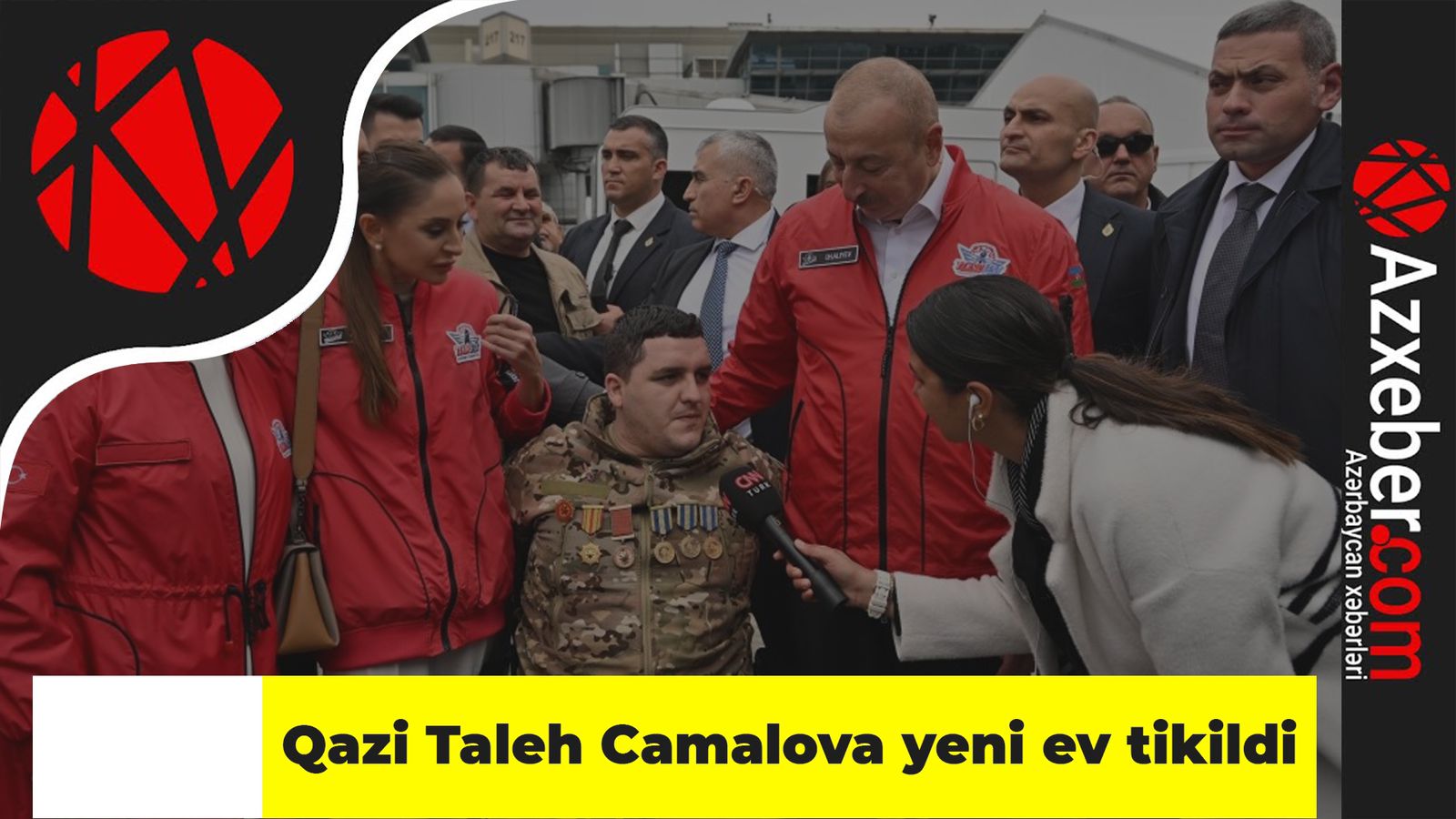 Qazi Taleh Camalova yeni ev tikildi - VİDEO