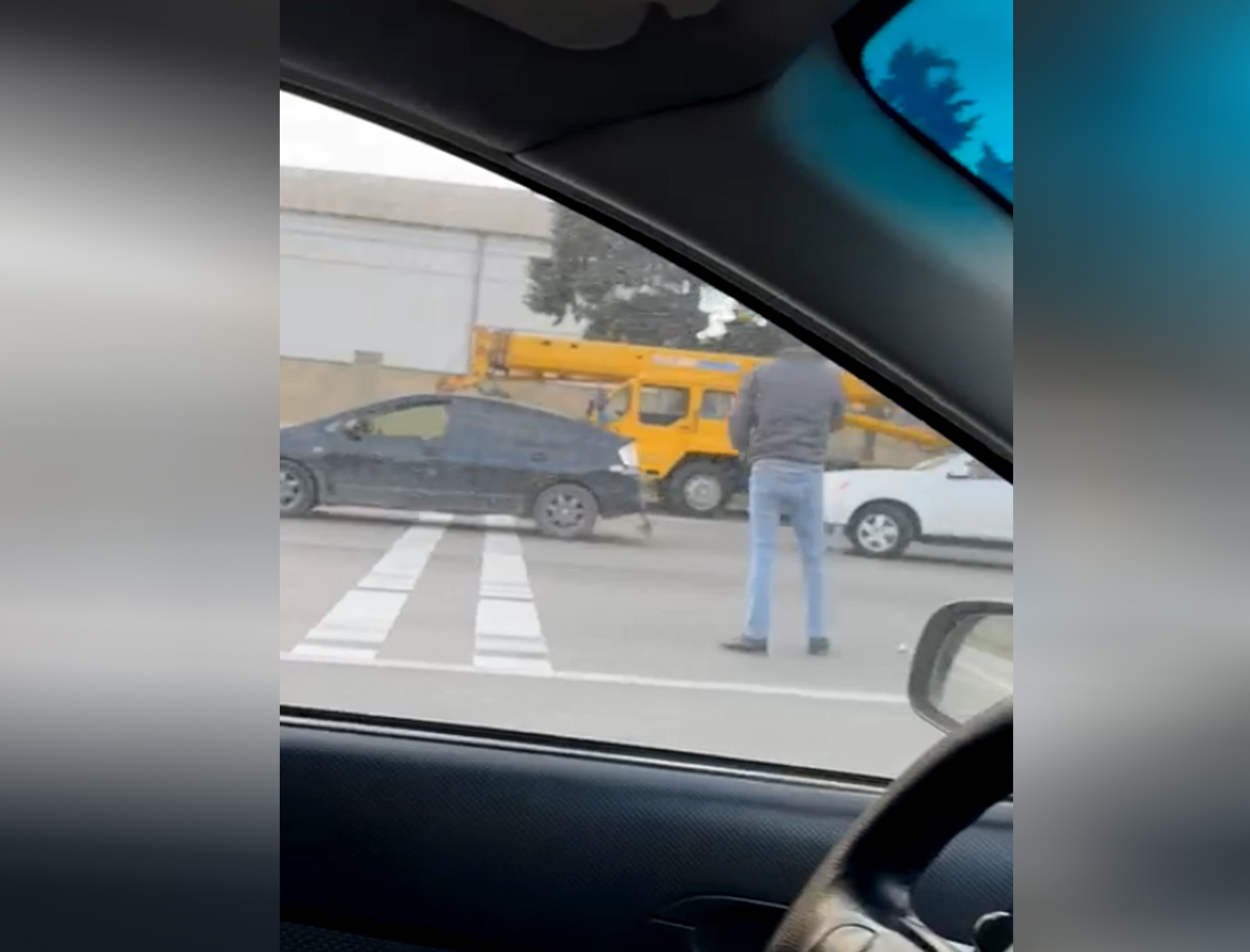 Bakıda "Prius"lar toqquşdu - VİDEO