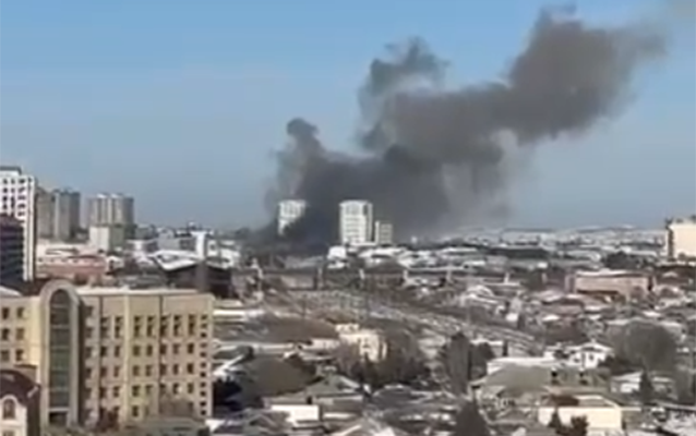 Bakıda güclü partlayış: İki nəfər həlak olub, xeyli yaralı var- VİDEO