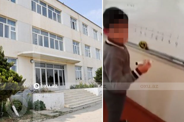 Bakıda birinci sinif şagirdləri ilə kobud rəftar edən müəllimin videosu yayıldı, töhmət aldı - VİDEO