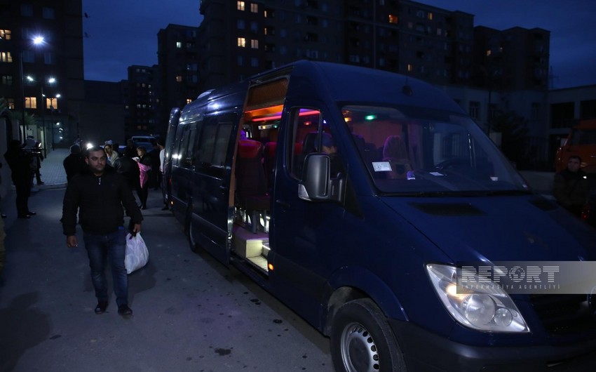 Füzuli şəhərinə növbəti köç karvanı yola salınıb