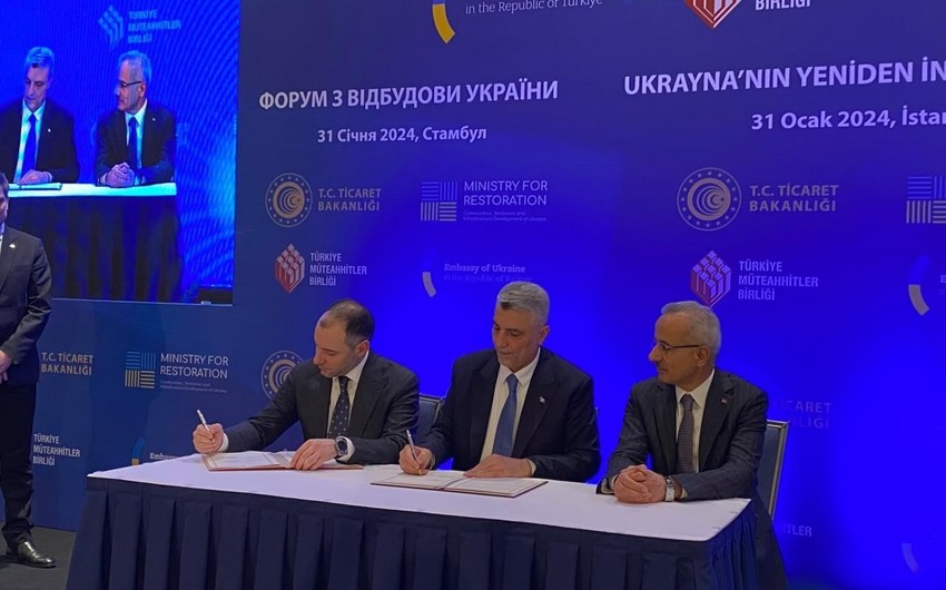 Ankara və Kiyev Ukraynanın yenidənqurulması ilə bağlı İşçi Qrup yaradıblar