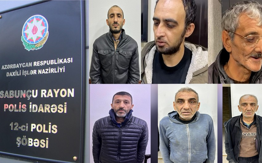 Bakıda silahlı şəxslər saxlanıldı - VİDEO