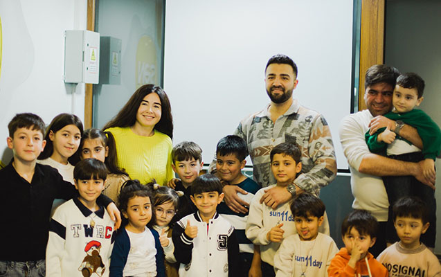 Elnarə Xəlilova şəhid övladları ilə bir araya gəldi - VİDEO