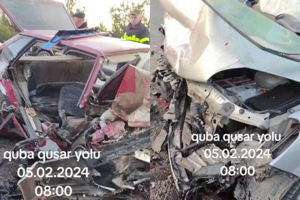 Qubada ağır qəza: Ölən şəxsin kimliyi məlum oldu - VİDEO
