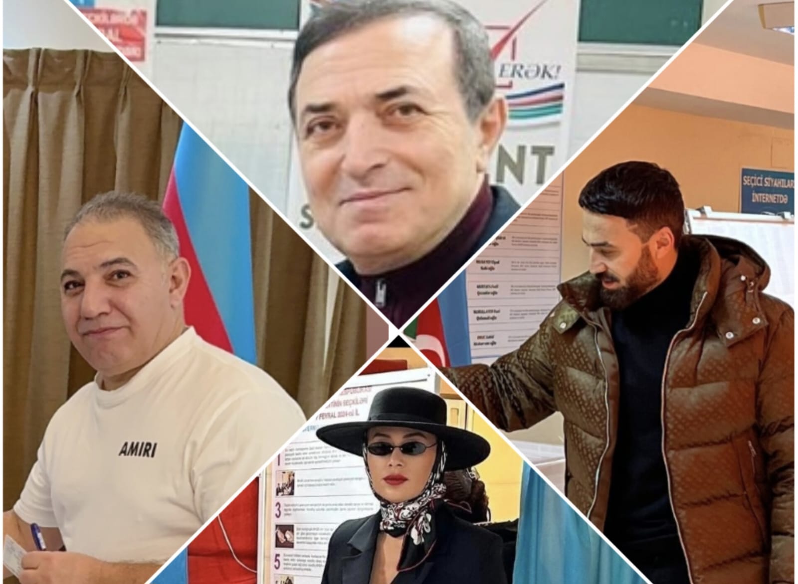 Sənətçilər səsvermədə iştirak etdi - FOTOLAR