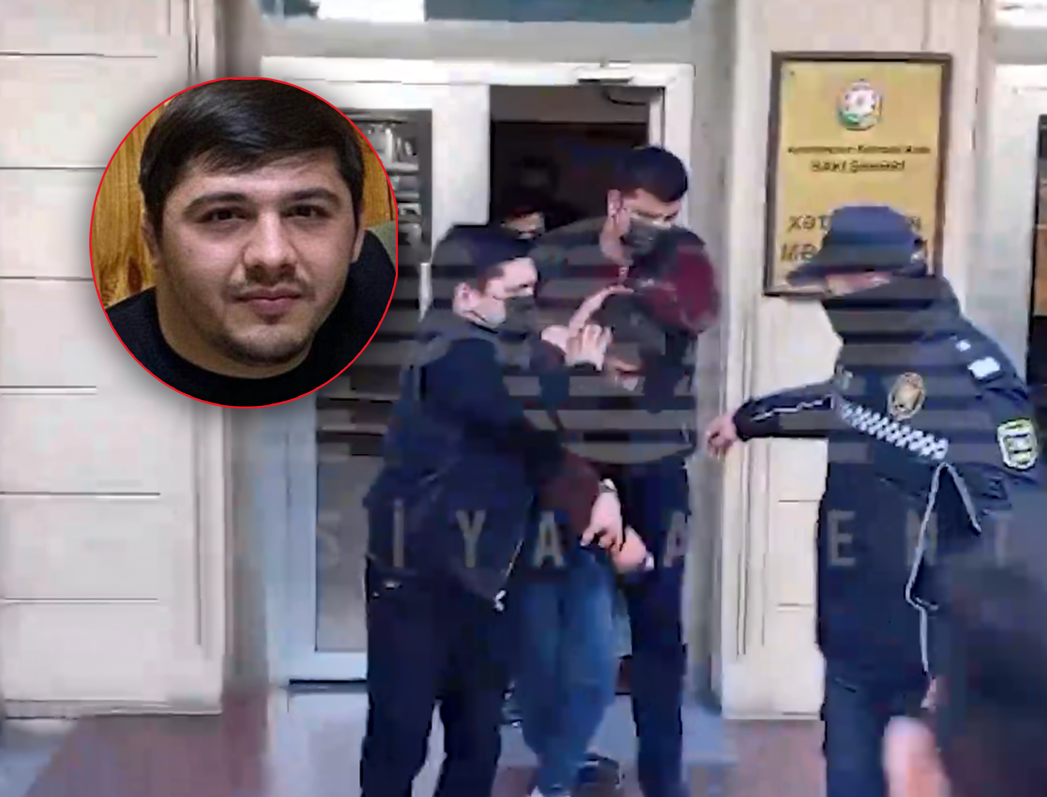 Əhmədin həbs olunma görüntüləri yayıldı - VİDEO