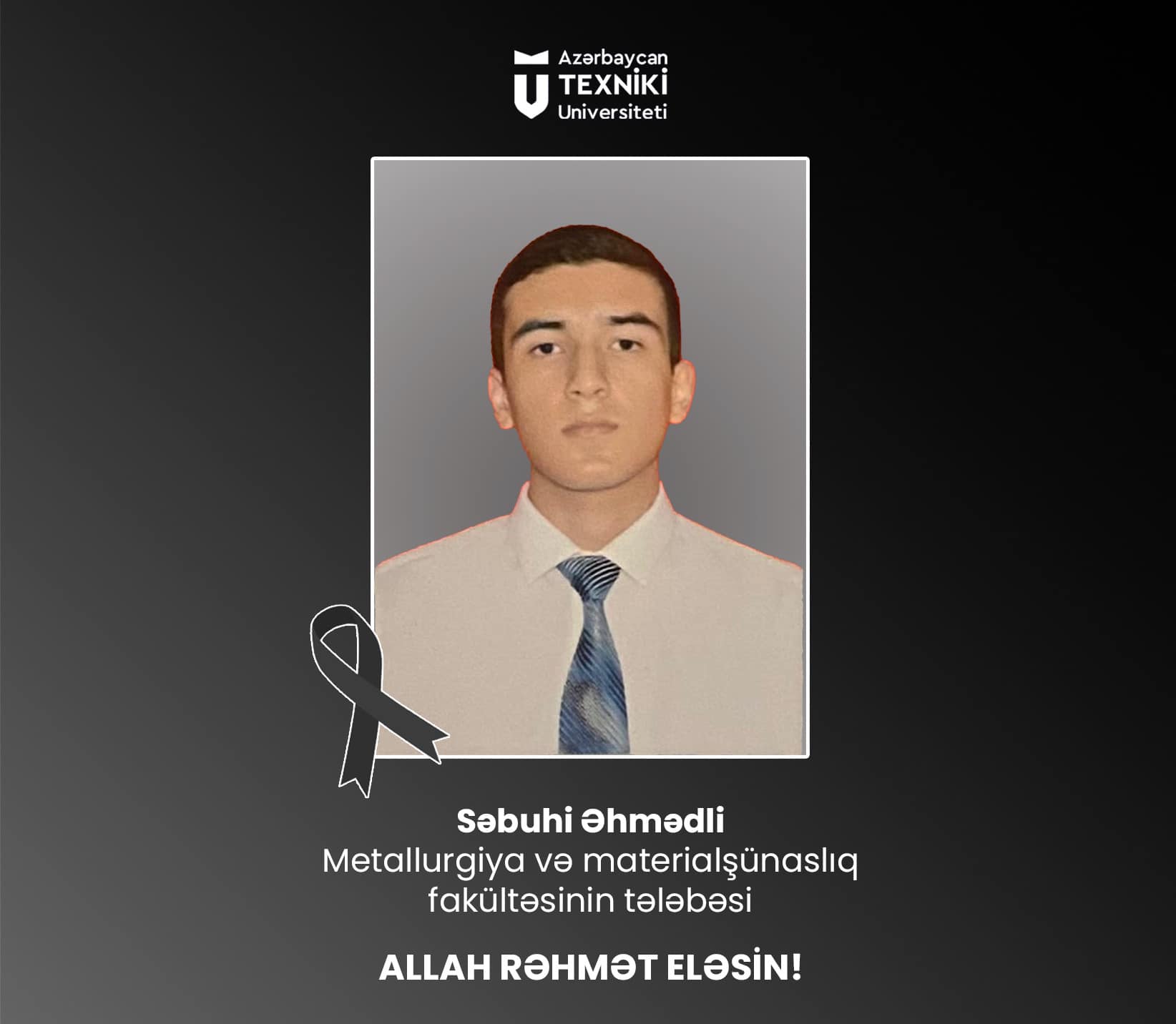 Azərbaycanda universitet tələbəsi vəfat etdi