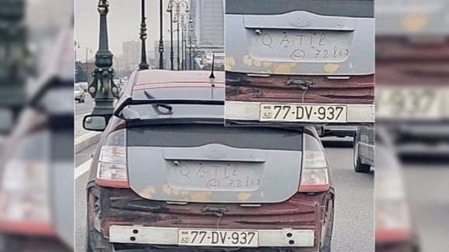 "Prius"un arxasına yazdığı bu sözə görə SAXLANILDI