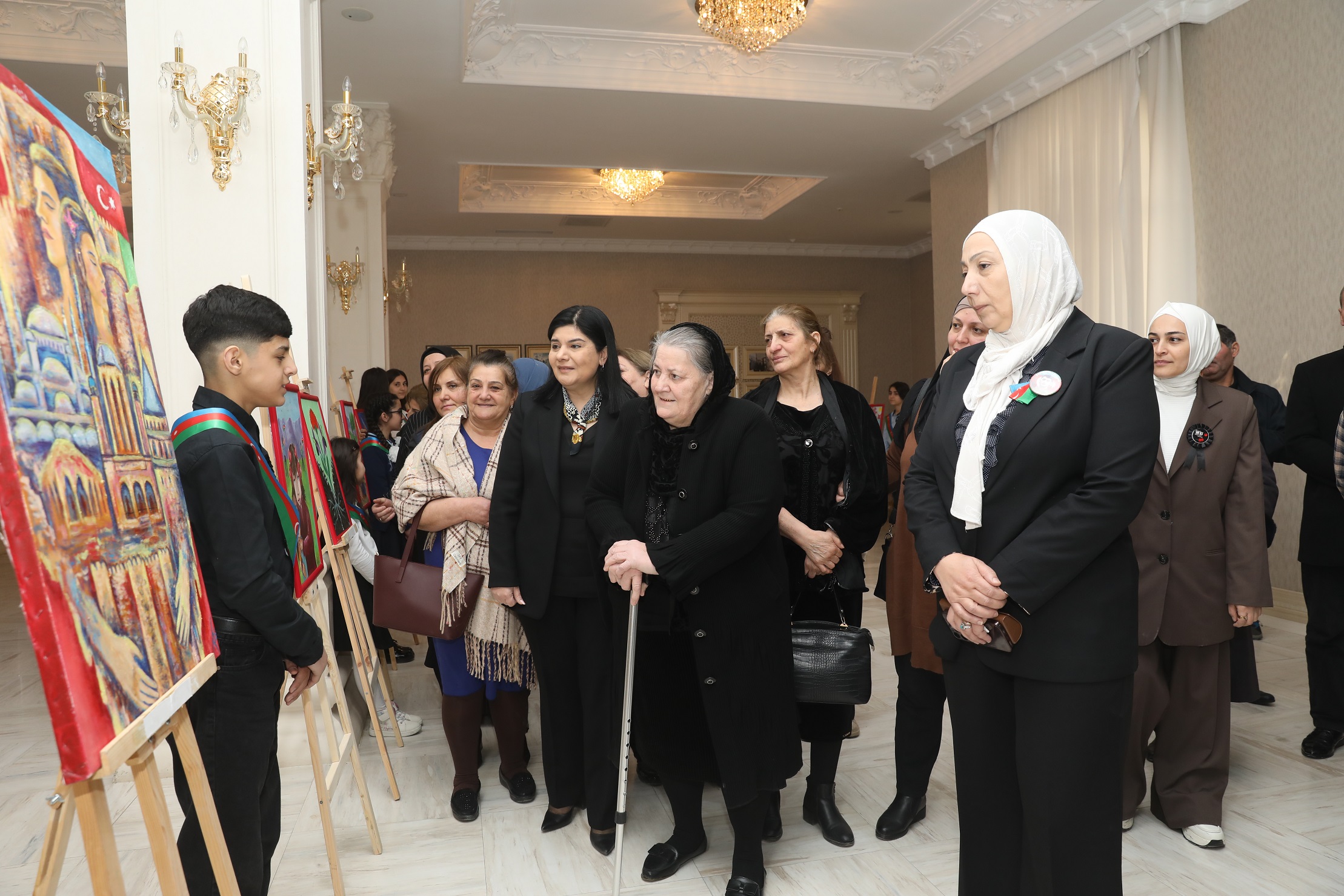 Abşeron rayonunda Xocalı soyqırımının 32-ci ildönümü yad edilib - FOTOLAR