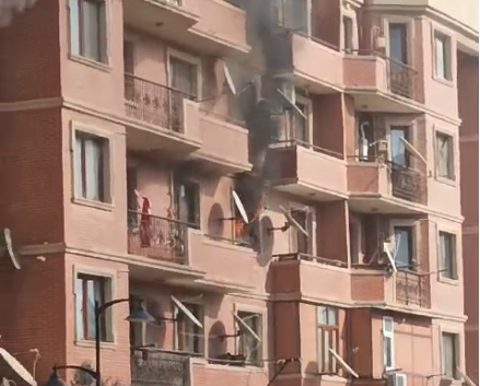 Bakıda yataqxanada yanğın