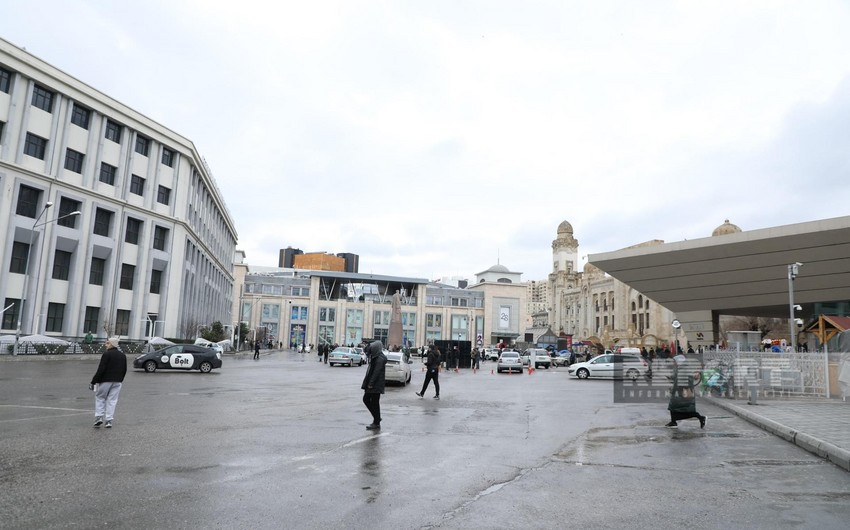 "28 May” metrostansiyasının ətrafında sərnişinlər üçün zona yaradılır