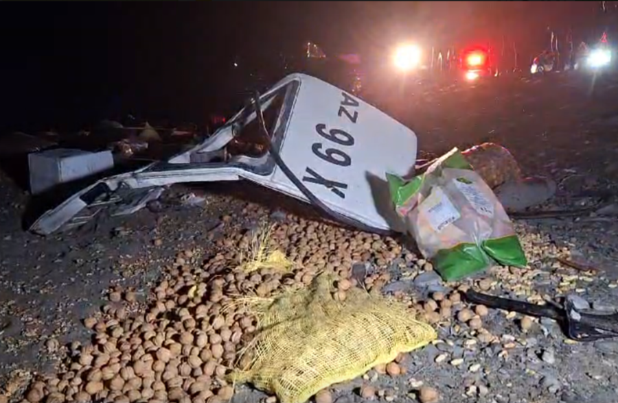 Azərbaycanda dəhşətli qəza: Yük maşınları toqquşdu, ölənlər var