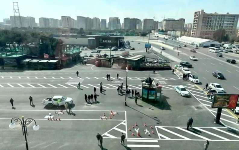 “Gənclik” metrostansiyasının yanında yeni nəqliyyat mübadilə mərkəzi yaradılıb