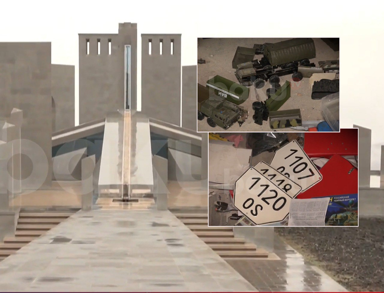 Ermənilərin Xankəndidəki gizli məkanından görüntülər - VİDEO