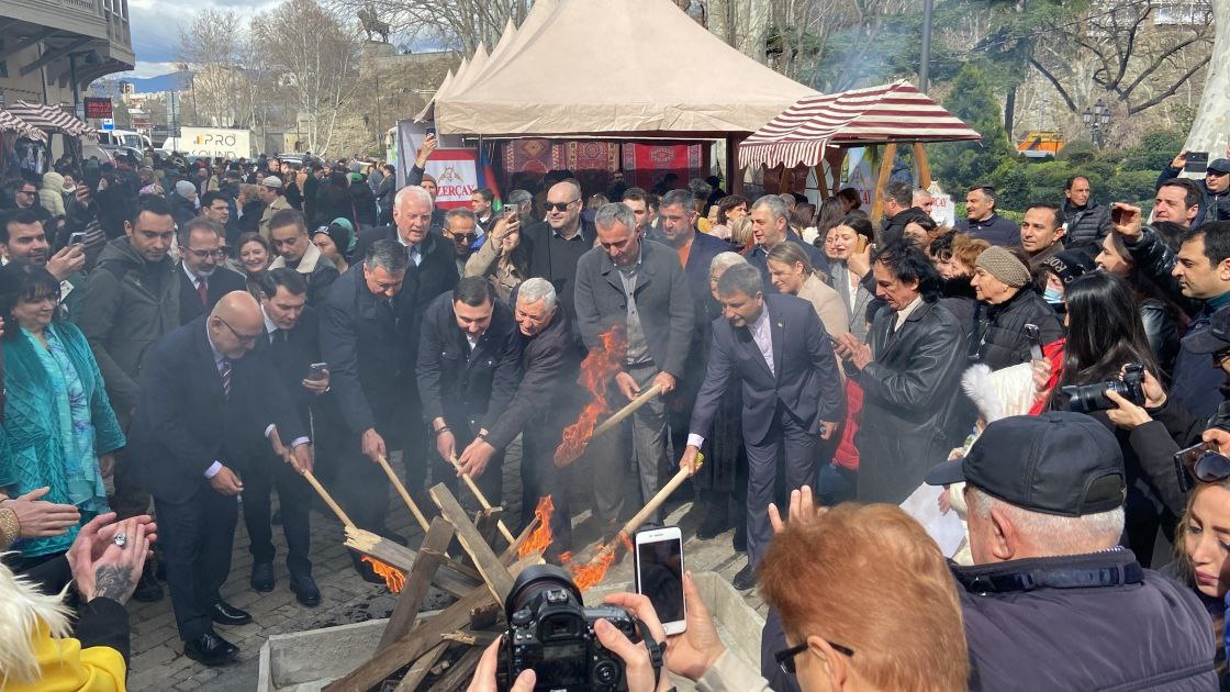 Tbilisidə Novruz bayramı təntənəli şəkildə qeyd olunub - FOTO