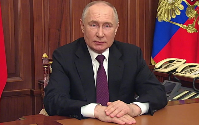 Putin xalqa müraciət etdi
