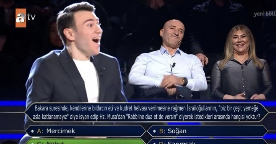 Yarışma tarixində ilk dəfə 5 milyon uduldu