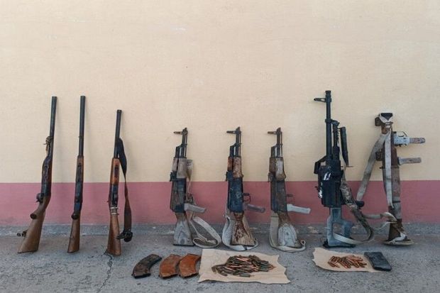 Xankəndidə saatlı bomba və qumbaralar aşkarlandı