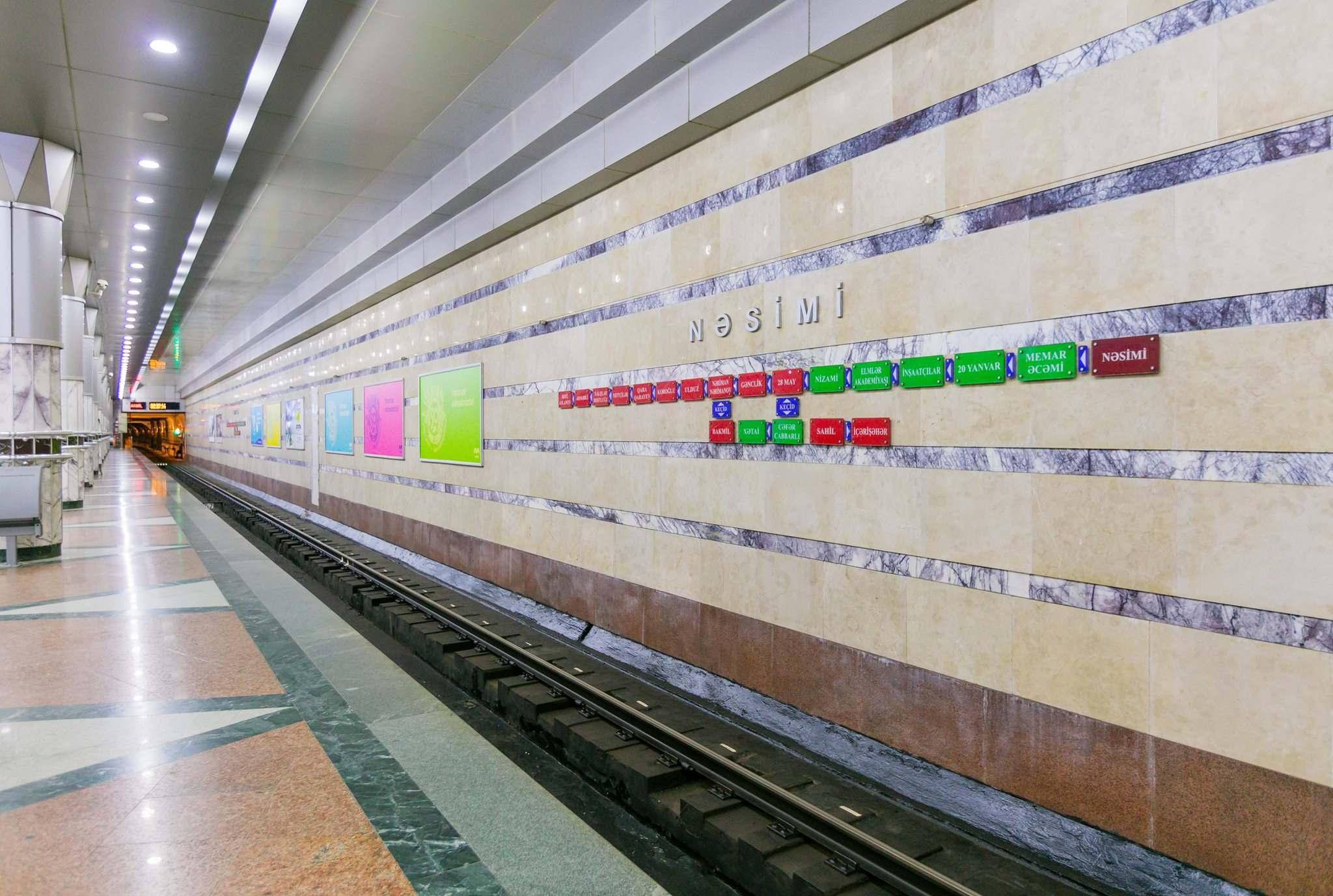 Metronun "Nəsimi" stansiyasında alışma olub - VİDEO