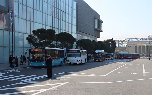 Bakının bu hissəsində marşrut avtobusları üçün YENİLİK