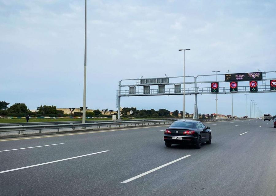 Zığ dairəsi-Hava Limanı yolunda bəzi zolaqlar üzrə endirilən sürət həddi bərpa edilib