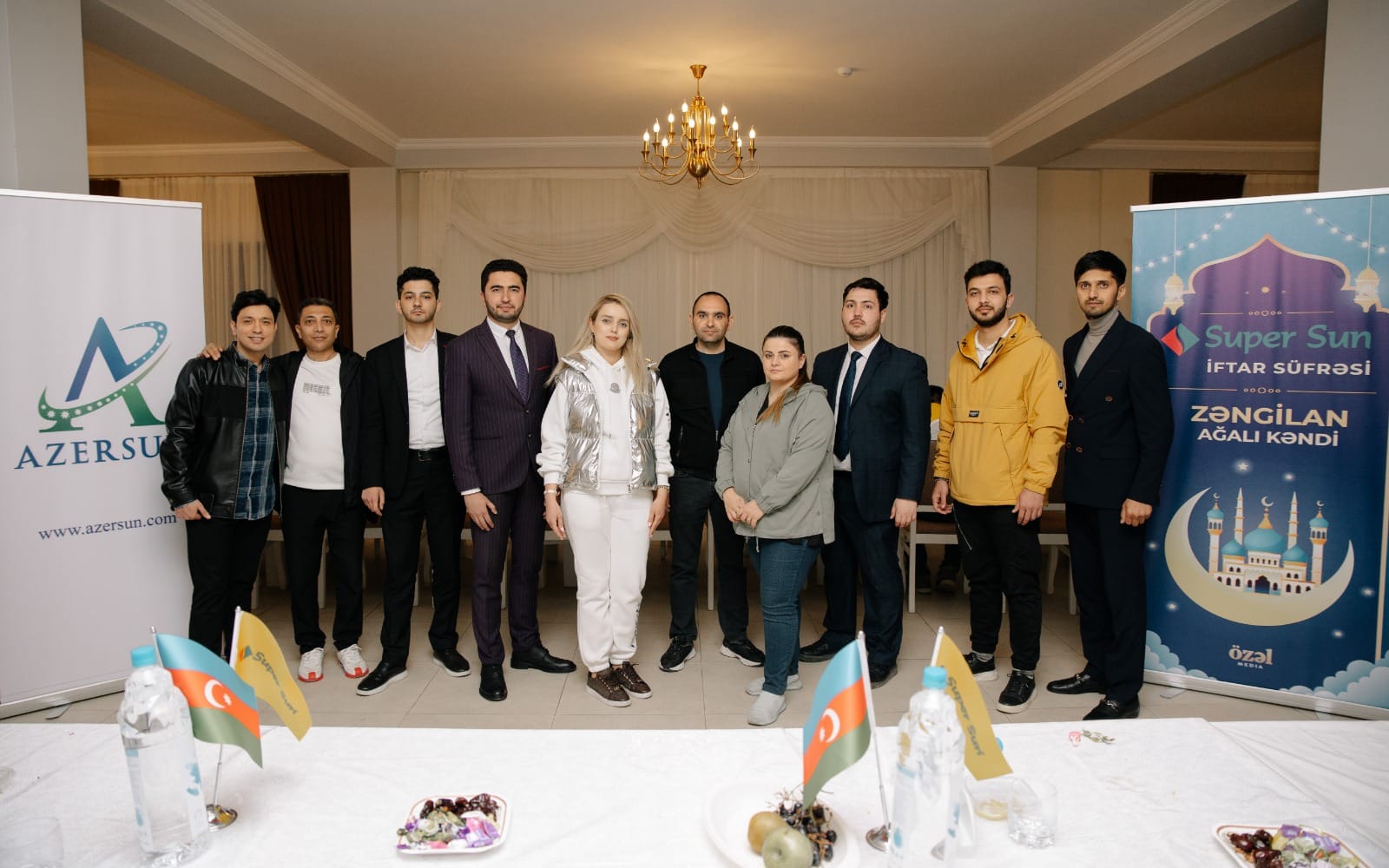 “Super Sun” yağ markası Qarabağda iftar süfrəsi təşkil edib - FOTOLAR