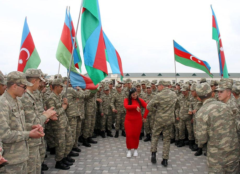 Hərbi qulluqçuların asudə vaxtı yüksək səviyyədə təşkil olunur - FOTO
